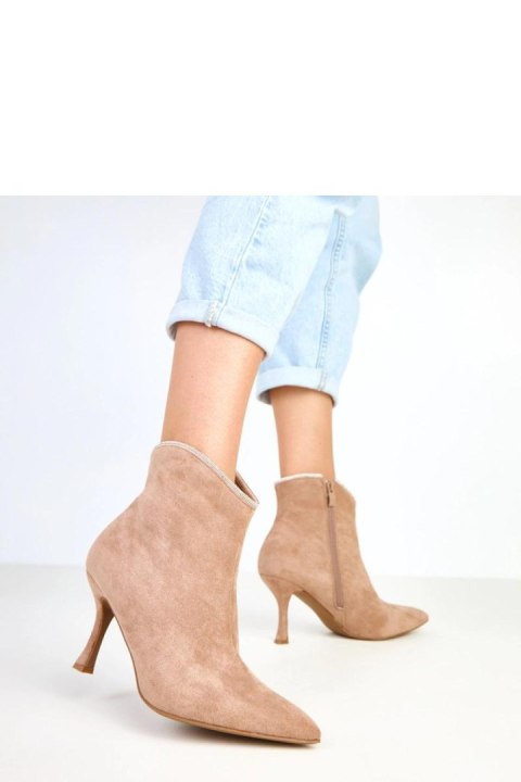 Botki Model Silvia ZTZ-2 Beige - Solea Solea Botki Model Silvia ZTZ-2 Beige - Solea Solea