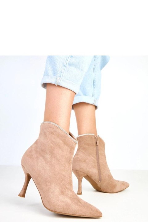 Botki Model Silvia ZTZ-2 Beige - Solea Solea Botki Model Silvia ZTZ-2 Beige - Solea Solea