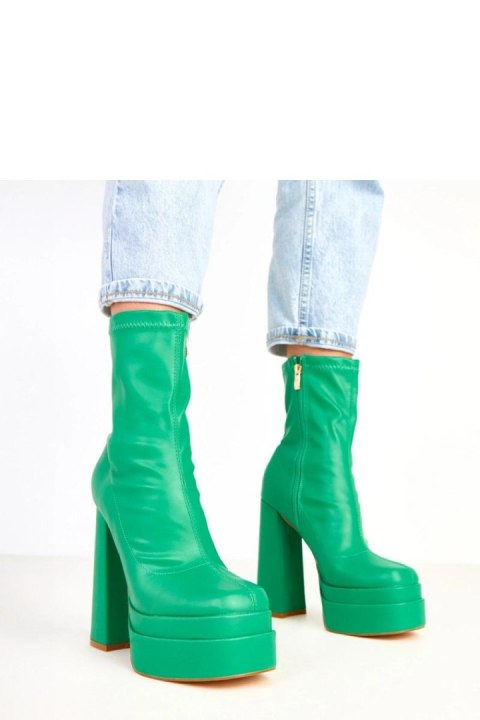 Botki Model Yasmin YES-222-1 Green - Solea Solea Botki Model Yasmin YES-222-1 Green - Solea Solea