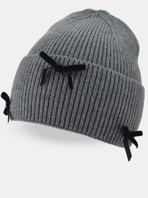 CZAPKA ZIMOWA CZ091 DZIEWCZĘCA KOKARDY NOVITI