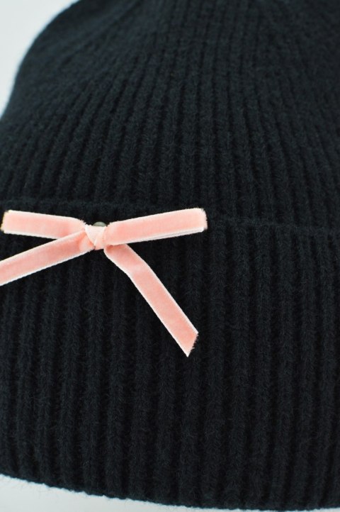 CZAPKA ZIMOWA CZ091 DZIEWCZĘCA KOKARDY NOVITI