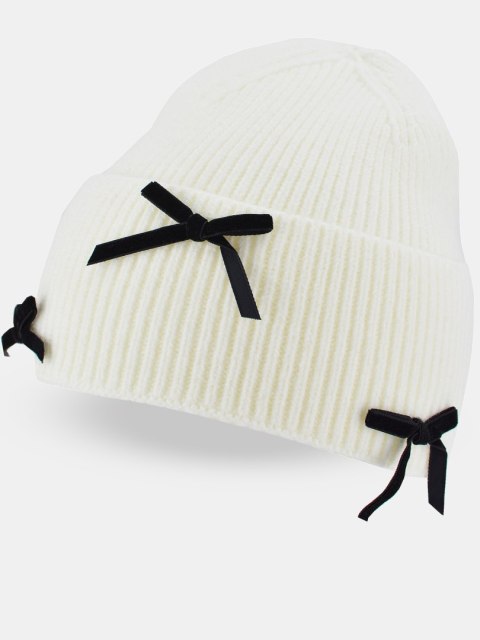 CZAPKA ZIMOWA CZ091 DZIEWCZĘCA KOKARDY NOVITI