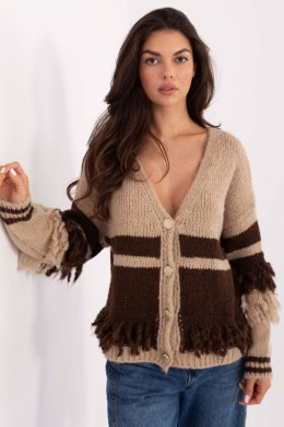 Sweter Damski Model MI-SW-3211.31 Beige - Italy Moda Italy Moda