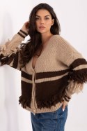 Sweter Damski Model MI-SW-3211.31 Beige - Italy Moda Italy Moda