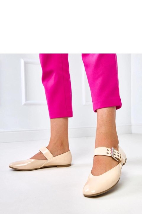 Baleriny Model Damia GL-10-2 Beige - Solea Solea Baleriny Model Damia GL-10-2 Beige - Solea Solea