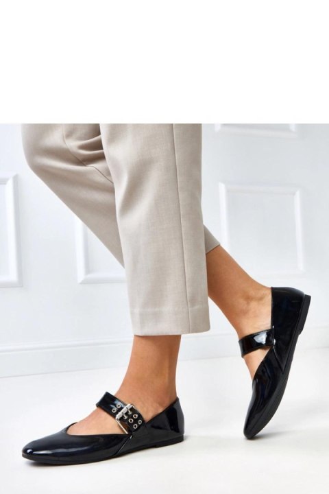 Baleriny Model Damia GL10-1 Black - Solea Solea Baleriny Model Damia GL10-1 Black - Solea Solea