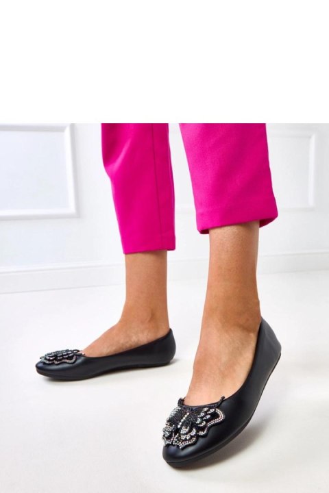 Baleriny Model Gruca GJ3092-1 Black - Solea Solea Baleriny Model Gruca GJ3092-1 Black - Solea Solea