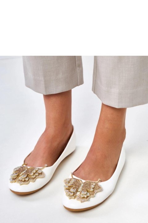 Baleriny Model Gruca GJ3092-3 White - Solea Solea Baleriny Model Gruca GJ3092-3 White - Solea Solea