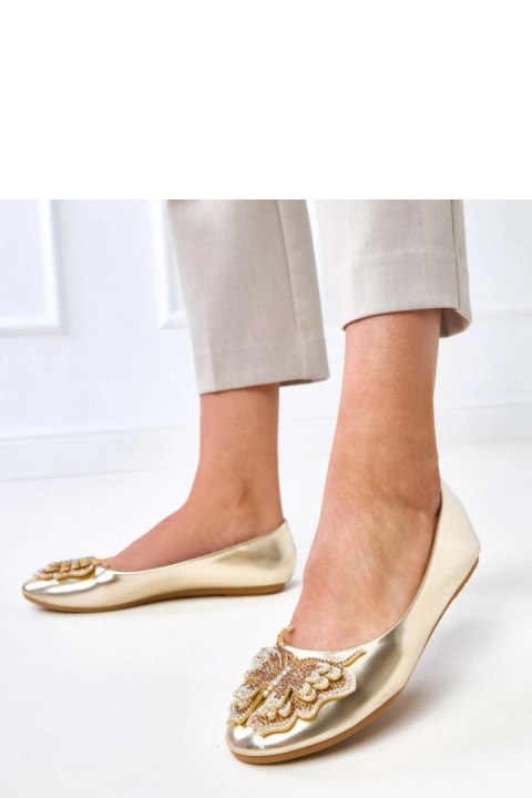 Baleriny Model Gruca GJ3092-4 Gold - Solea Solea Baleriny Model Gruca GJ3092-4 Gold - Solea Solea