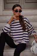 Bluza Damska Model Strel 379830848 Beige/Navy - LaBalancia LaBalancia