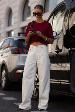 Bluzka Model Elvie B56 Bordo - IVON IVON