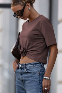 Bluzka Model Elvie B56 Mleczna Czekolada - IVON IVON