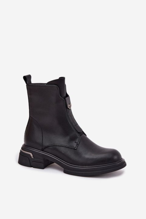 Botki Model Karisse 25BT04-9347 Black - Step in style Step in style Botki Model Karisse 25BT04-9347 Black - Step in style Step in style