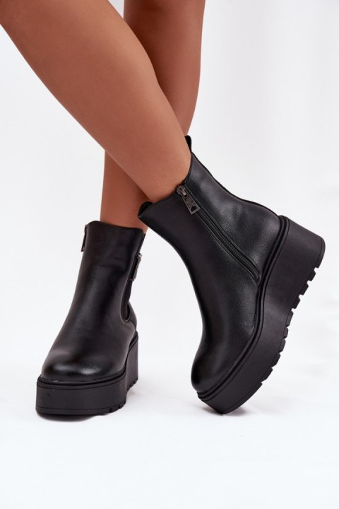 Botki Model Vinceza 58551 Black - Step in style Step in style