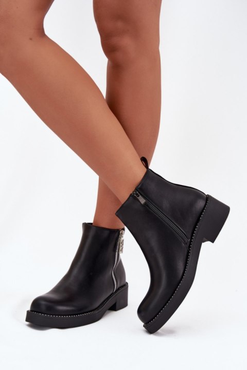 Botki Model Vionna NS503P Black - Step in style Step in style Botki Model Vionna NS503P Black - Step in style Step in style