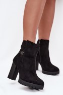 Botki Model Zayna 095 Black - Step in style Step in style Botki Model Zayna 095 Black - Step in style Step in style