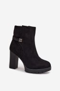 Botki Model Zayna 095 Black - Step in style Step in style Botki Model Zayna 095 Black - Step in style Step in style