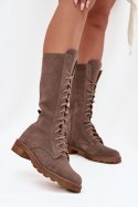 Botki Model Zazoo 3103 Dark Beige - Step in style Step in style Botki Model Zazoo 3103 Dark Beige - Step in style Step in style