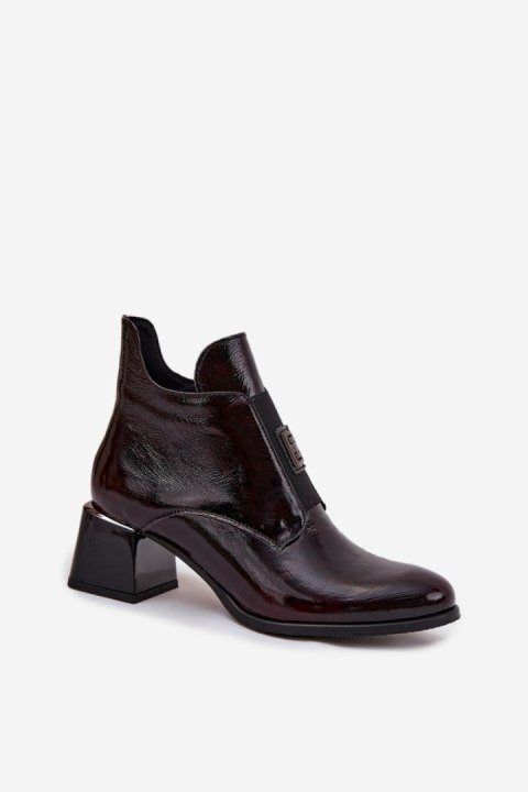 Botki Model Zazoo 60560 Bordo - Step in style Step in style Botki Model Zazoo 60560 Bordo - Step in style Step in style