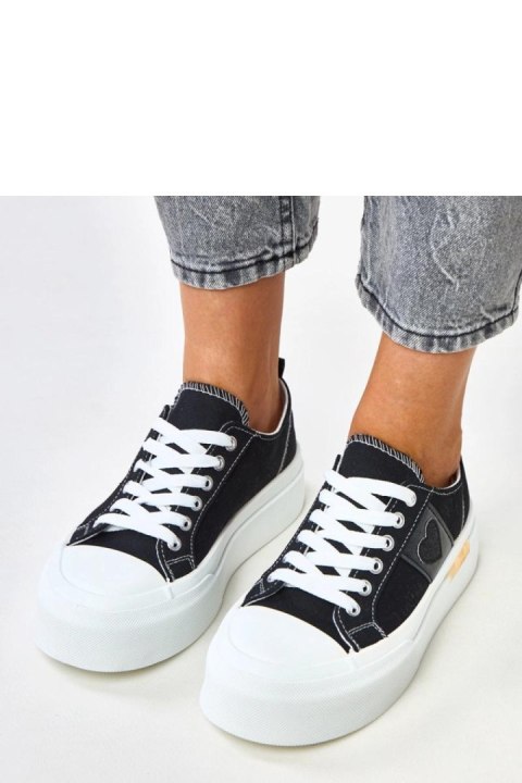 Buty Sportowe Model Nihal GLA1110 Black - Solea Solea Buty Sportowe Model Nihal GLA1110 Black - Solea Solea