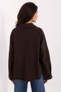 Koszula Damska Model IT-KS-FL5779.87 Dark Brown - Rue Paris Rue Paris