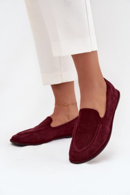 Mokasyny Model Miryelle 2517 Bordo - Step in style Step in style