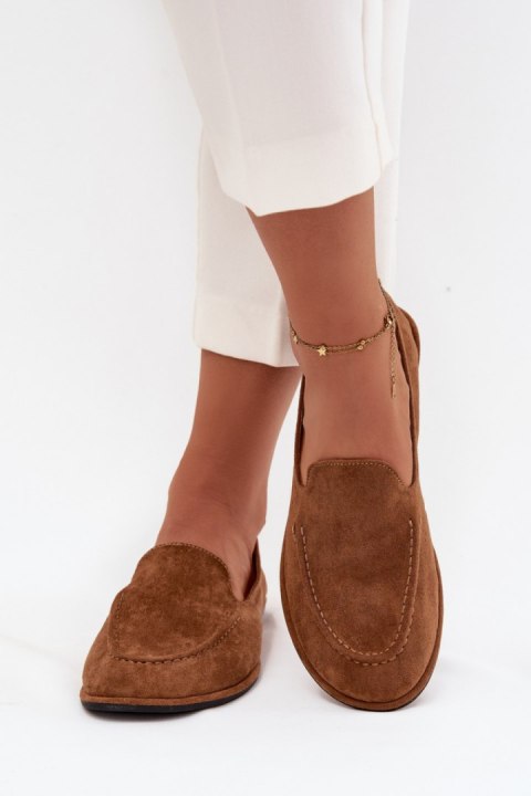 Mokasyny Model Miryelle 2517 Camel - Step in style Step in style Mokasyny Model Miryelle 2517 Camel - Step in style Step in style