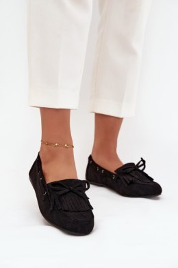 Mokasyny Model Olivianne H8-980H Black - Step in style Step in style