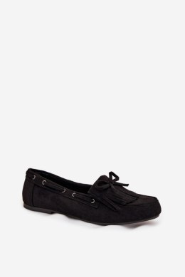 Mokasyny Model Olivianne H8-980H Black - Step in style Step in style
