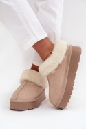 Śniegowce Model Mivelle W5818 Beige - Step in style Step in style Śniegowce Model Mivelle W5818 Beige - Step in style Step in style