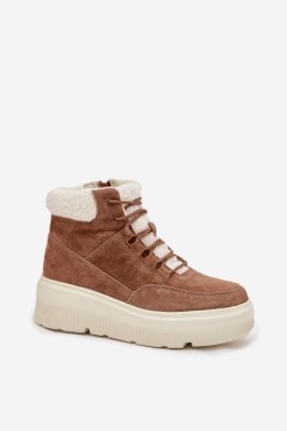 Śniegowce Model Vinceza 95354 Camel - Step in style Step in style