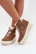 Śniegowce Model Vinceza 95354 Camel - Step in style Step in style