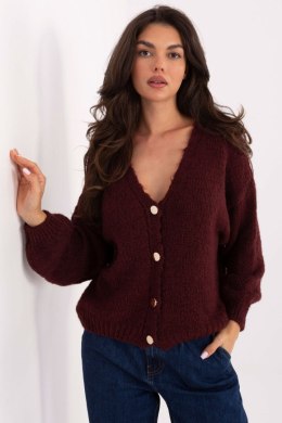 Sweter Damski Model MI-SW-0309.89 Bordo - Rue Paris Rue Paris