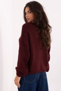 Sweter Damski Model MI-SW-0309.89 Bordo - Rue Paris Rue Paris