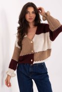 Sweter Damski Model MI-SW-0903.87 Bordo - Rue Paris Rue Paris