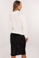 Sweter Damski Model MI-SW-1311.31 Ecru - Italy Moda Italy Moda
