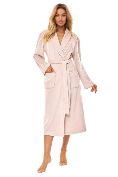 Szlafrok Damski Model Aura 2510 Angora - L&L collection L&L collection Szlafrok Damski Model Aura 2510 Angora - L&L collection L&L collection