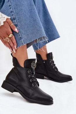 Botki Model Cylira DA172P Black - Step in style Step in style