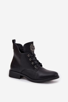 Botki Model Cylira DA172P Black - Step in style Step in style