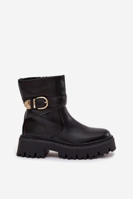 Botki Model Elanore WZ-119 Black - Step in style Step in style