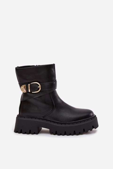 Botki Model Elanore WZ-119 Black - Step in style Step in style