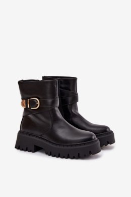 Botki Model Elanore WZ-119 Black - Step in style Step in style