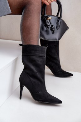 Botki Model Ellinore MVP341 Black - Step in style Step in style