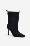 Botki Model Ellinore MVP341 Black - Step in style Step in style