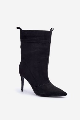 Botki Model Ellinore MVP341 Black - Step in style Step in style