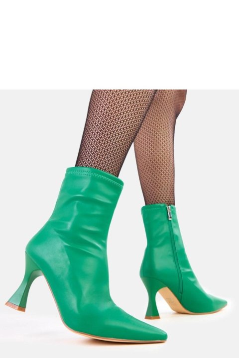 Botki Model Fatira 2I2F-AX2568-06 Green - Solea Solea Botki Model Fatira 2I2F-AX2568-06 Green - Solea Solea
