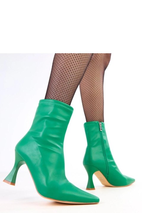 Botki Model Fatira 2I2F-AX2568-06 Green - Solea Solea Botki Model Fatira 2I2F-AX2568-06 Green - Solea Solea