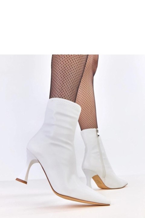 Botki Model Fatira 2I2F-AX2568-06 White - Solea Solea Botki Model Fatira 2I2F-AX2568-06 White - Solea Solea