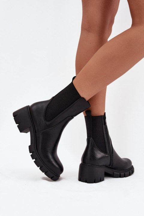 Botki Model Kyra RMR2038-38 Black - Step in style Step in style