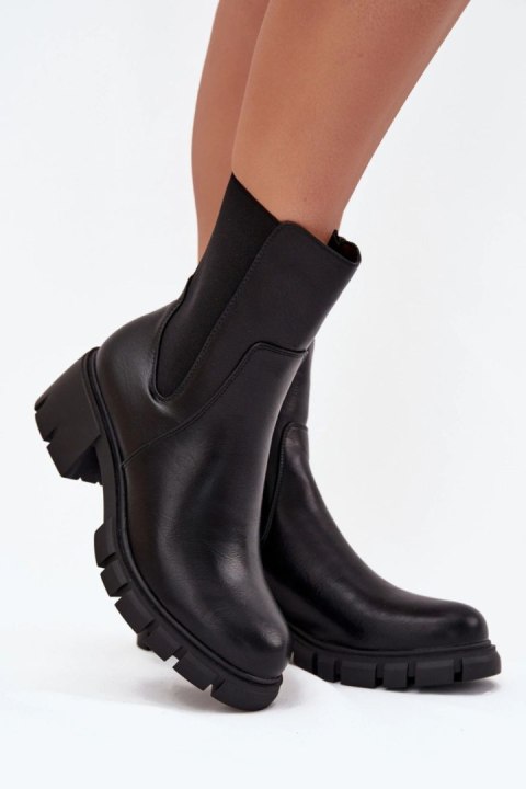 Botki Model Kyra RMR2038-38 Black - Step in style Step in style Botki Model Kyra RMR2038-38 Black - Step in style Step in style